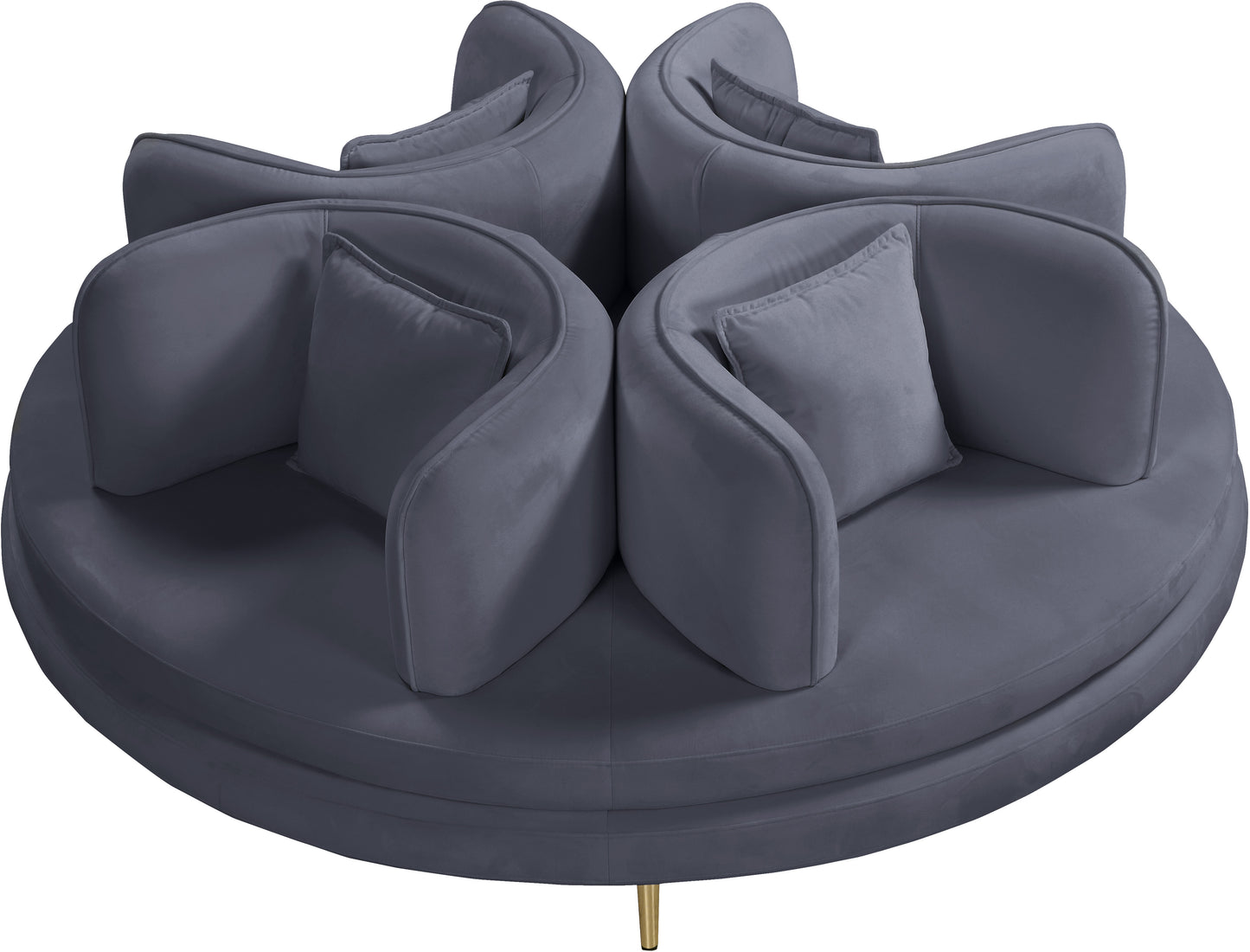 round sofa settee