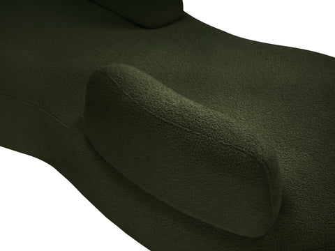 Ward Green Teddy Fabric Chaise/Loveseat