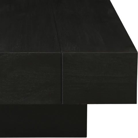 Harper Black Mango Wood Coffee Table, 1 Piece