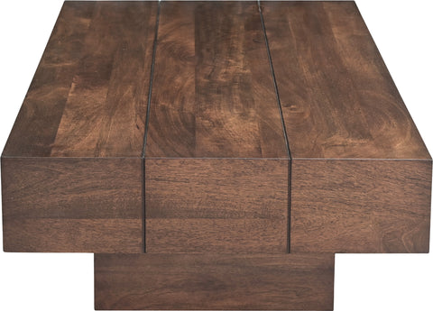 Harper Brown Mango Wood Coffee Table, 1 Piece
