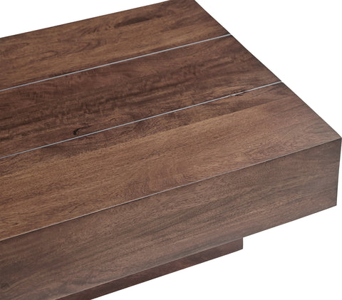 Harper Brown Mango Wood Coffee Table, 1 Piece