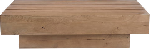 Harper Natural Mango Wood Coffee Table, 1 Piece