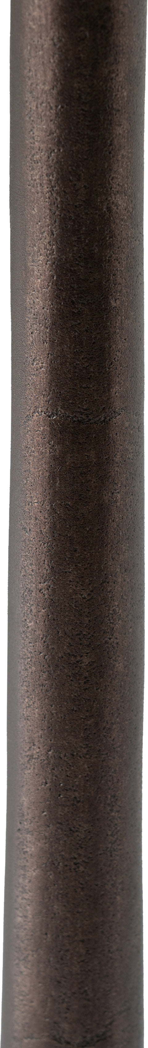 Juniper Brown Genuine Marble And Aluminum End / Side Table, 1 Piece