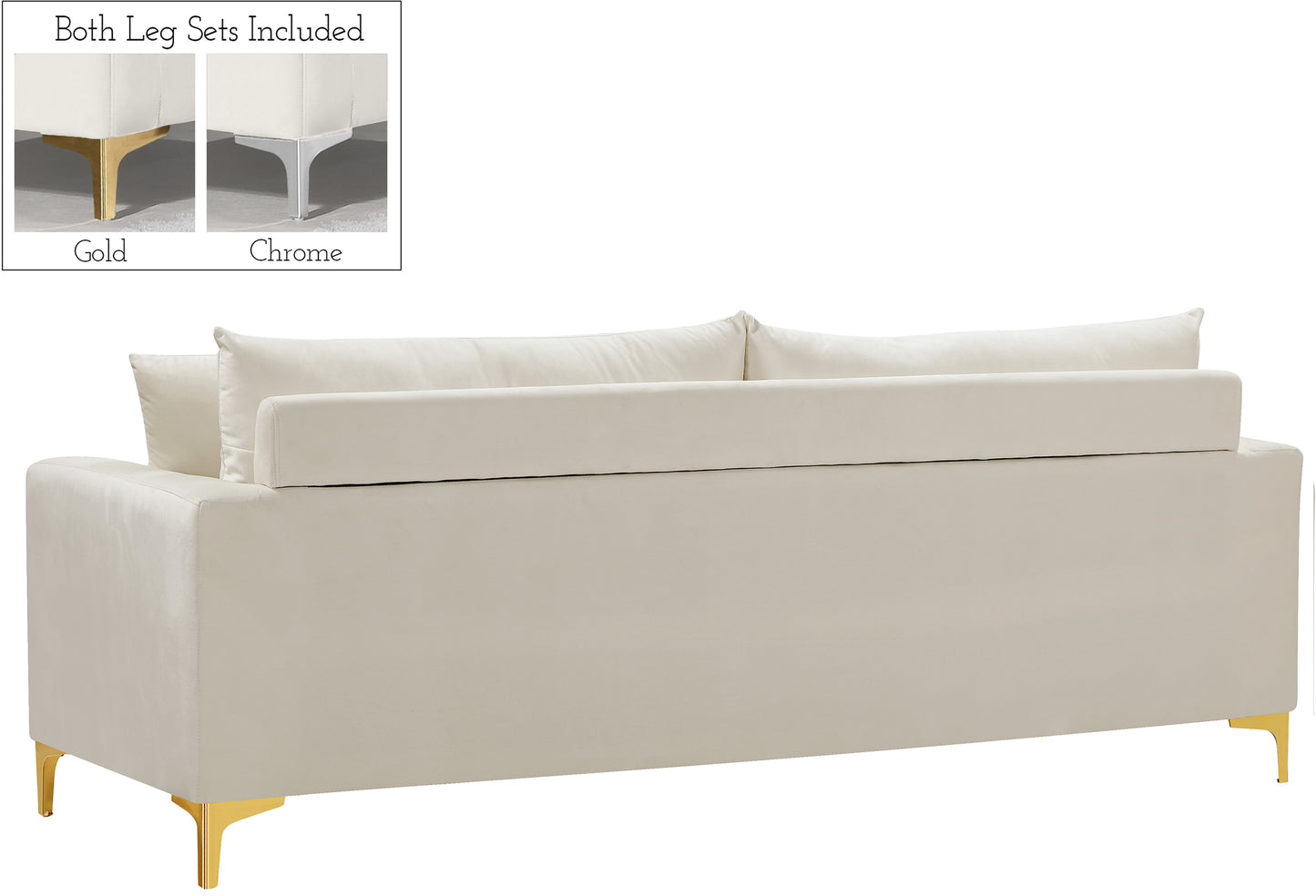 barrel cream velvet sofa s