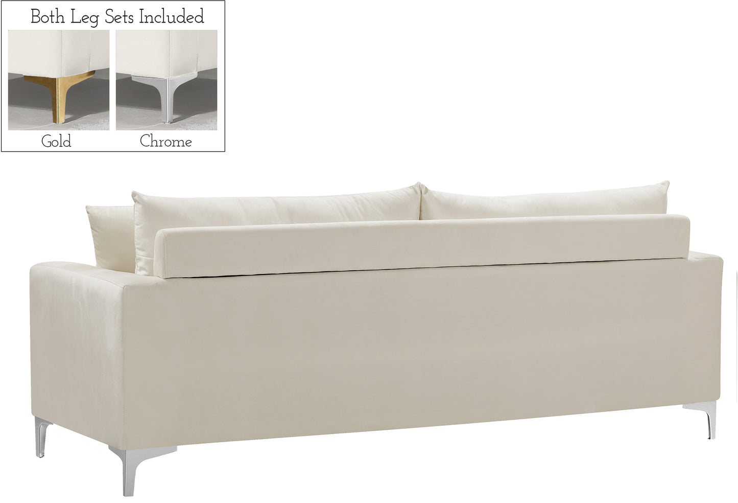 barrel cream velvet sofa s