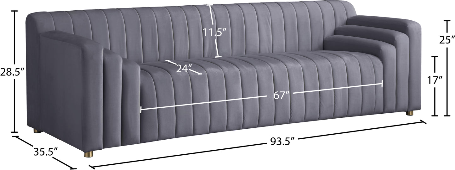 elly grey velvet sofa s