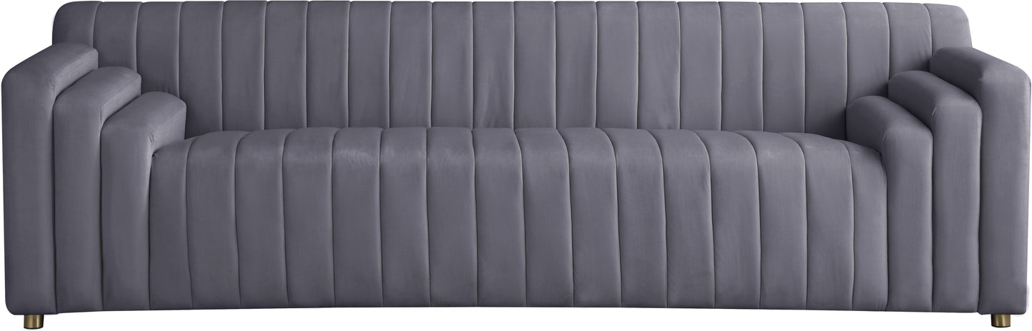 elly grey velvet sofa s