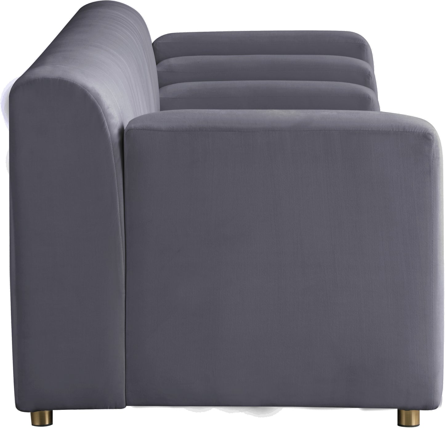 elly grey velvet sofa s