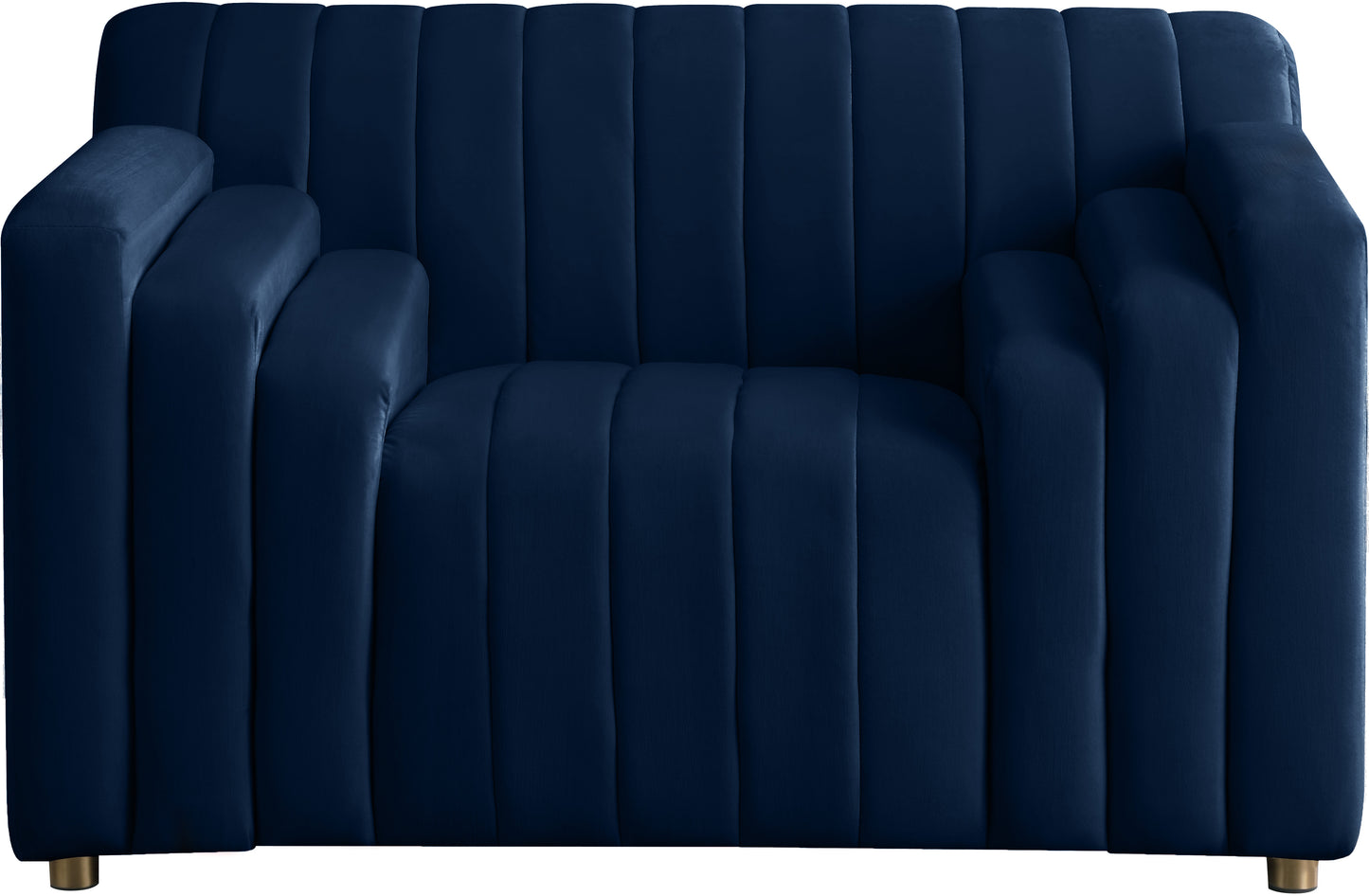 elly navy velvet chair c