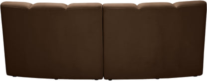 Calvin Brown Velvet 2pc. Modular Sectional