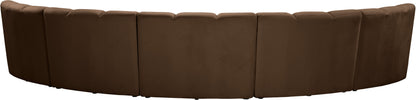 Calvin Brown Velvet 5pc. Modular Sectional