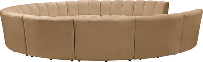 Calvin Camel Velvet 11pc. Modular Sectional