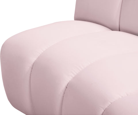 Calais Pink Velvet 6pc. Modular Sectional PC