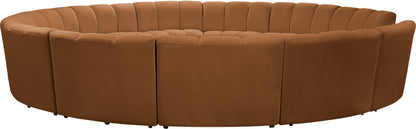 Calvin Saddle Velvet 12pc. Modular Sectional