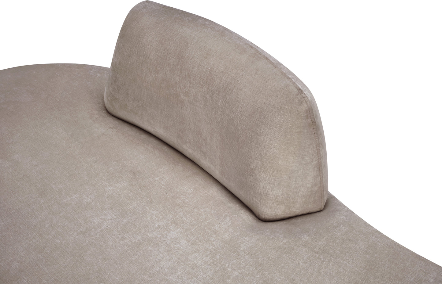 ward beige chenille fabric chaise/loveseat