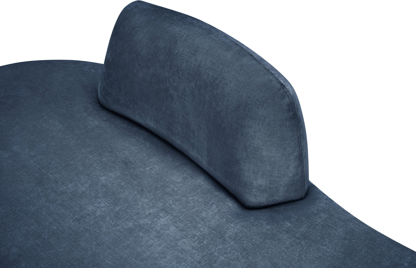 ward light blue chenille fabric chaise/loveseat