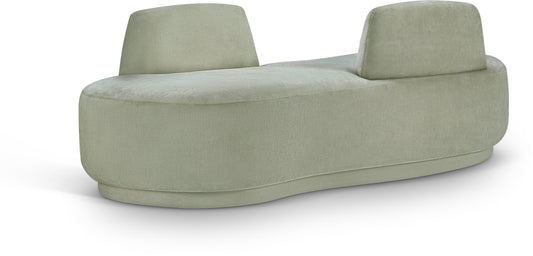 Ward Mint Chenille Fabric Chaise/Loveseat