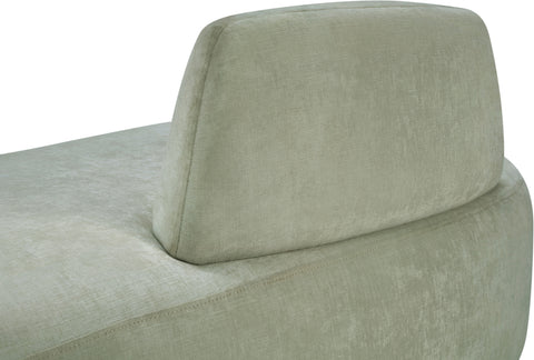 Ward Mint Chenille Fabric Chaise/Loveseat