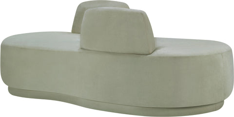 Ward Mint Chenille Fabric Chaise/Loveseat