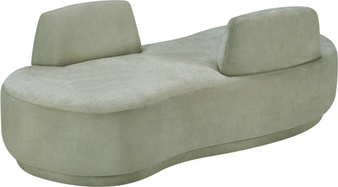 Ward Mint Chenille Fabric Chaise/Loveseat