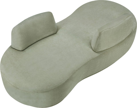 Ward Mint Chenille Fabric Chaise/Loveseat