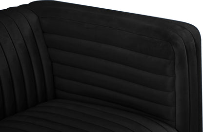 Selena Black Velvet Chair C