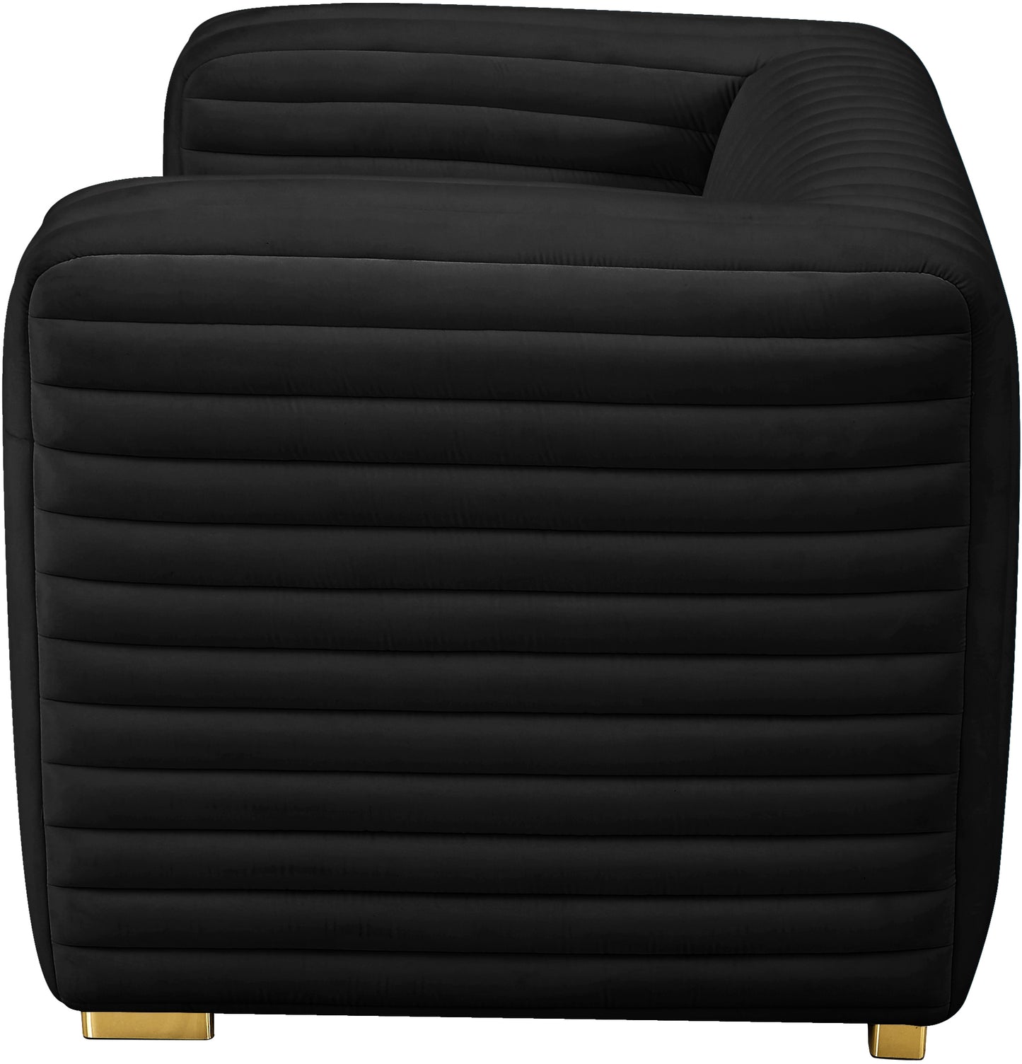 selena black velvet chair c