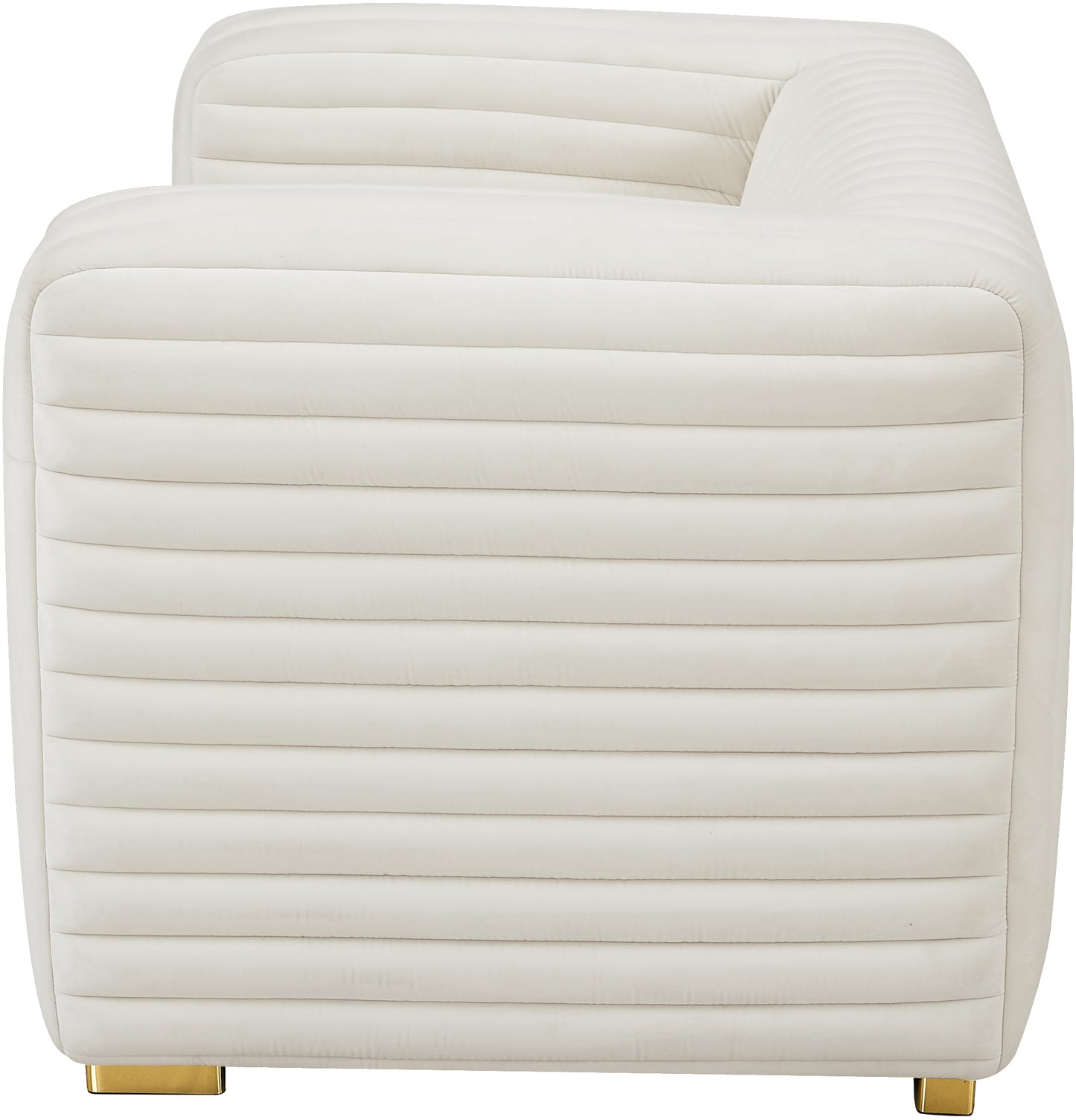 selena cream velvet chair c