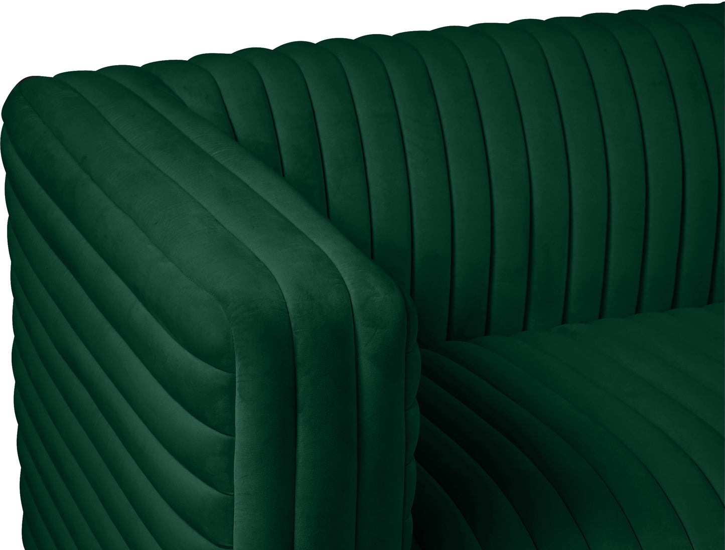 selena green velvet chair c