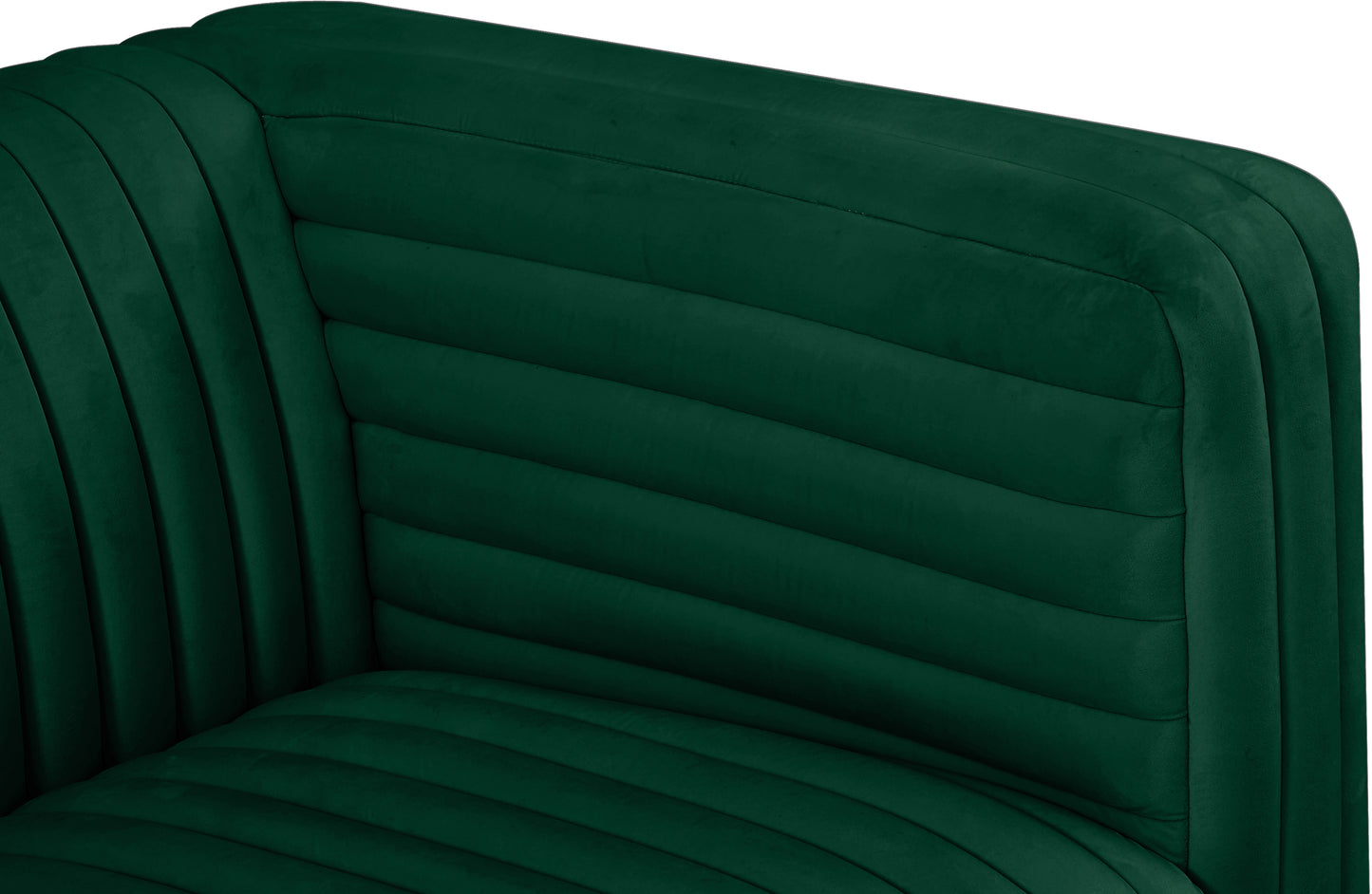 selena green velvet chair c