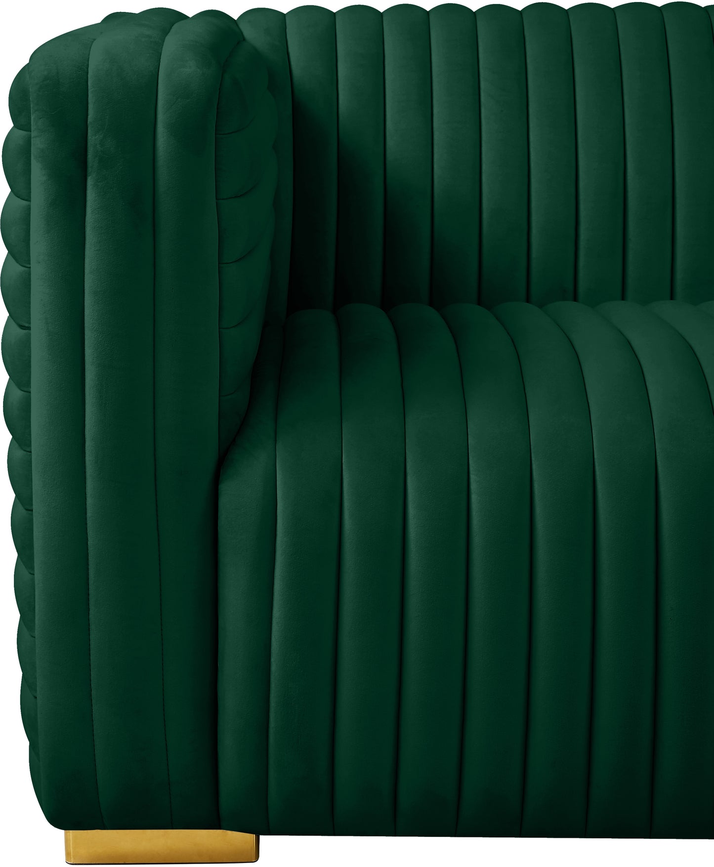 selena green velvet chair c