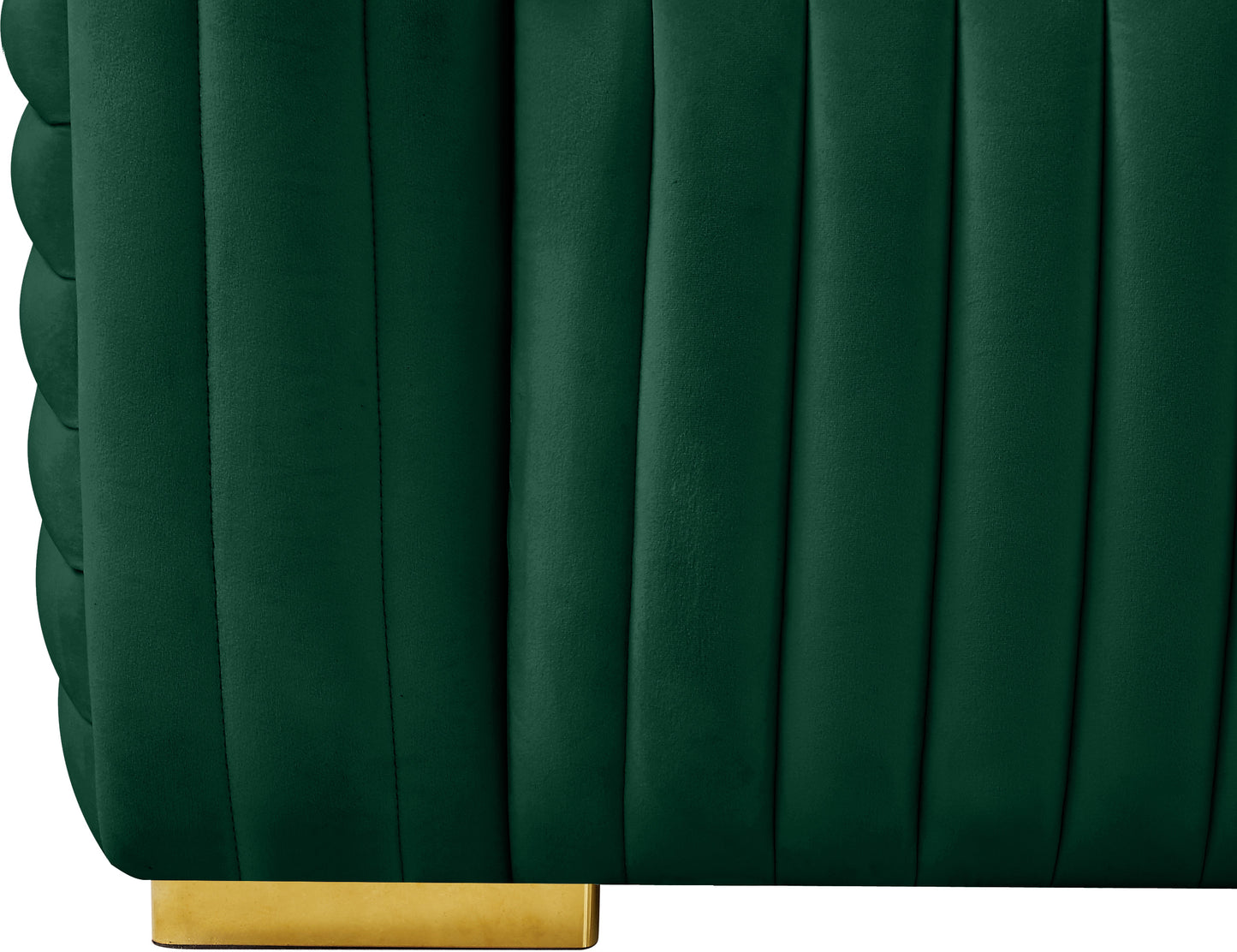 selena green velvet chair c