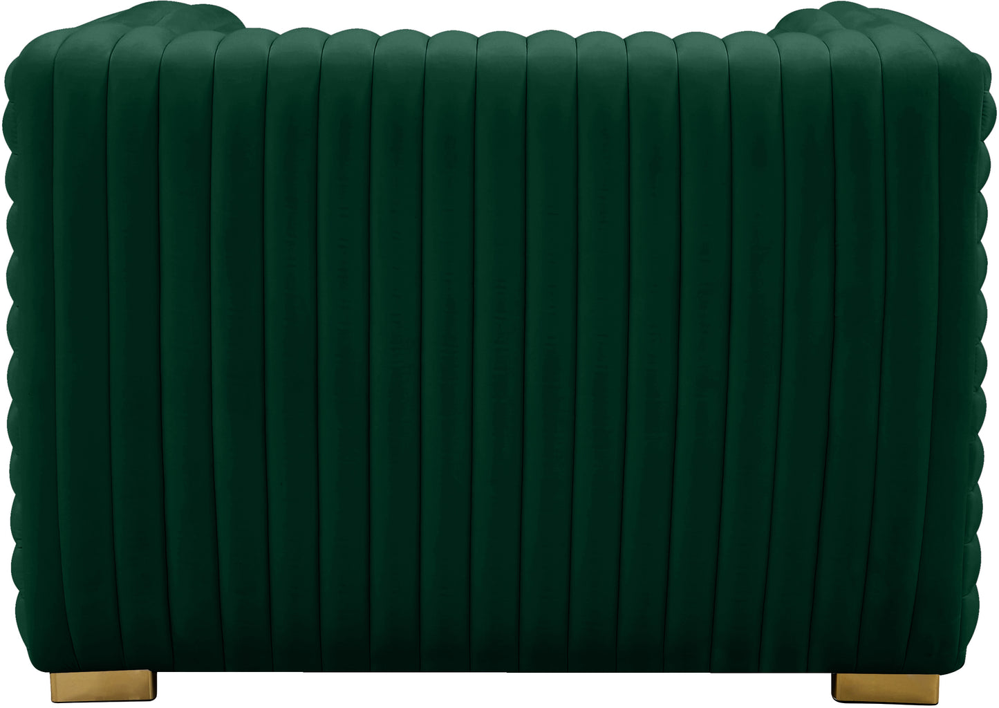 selena green velvet chair c