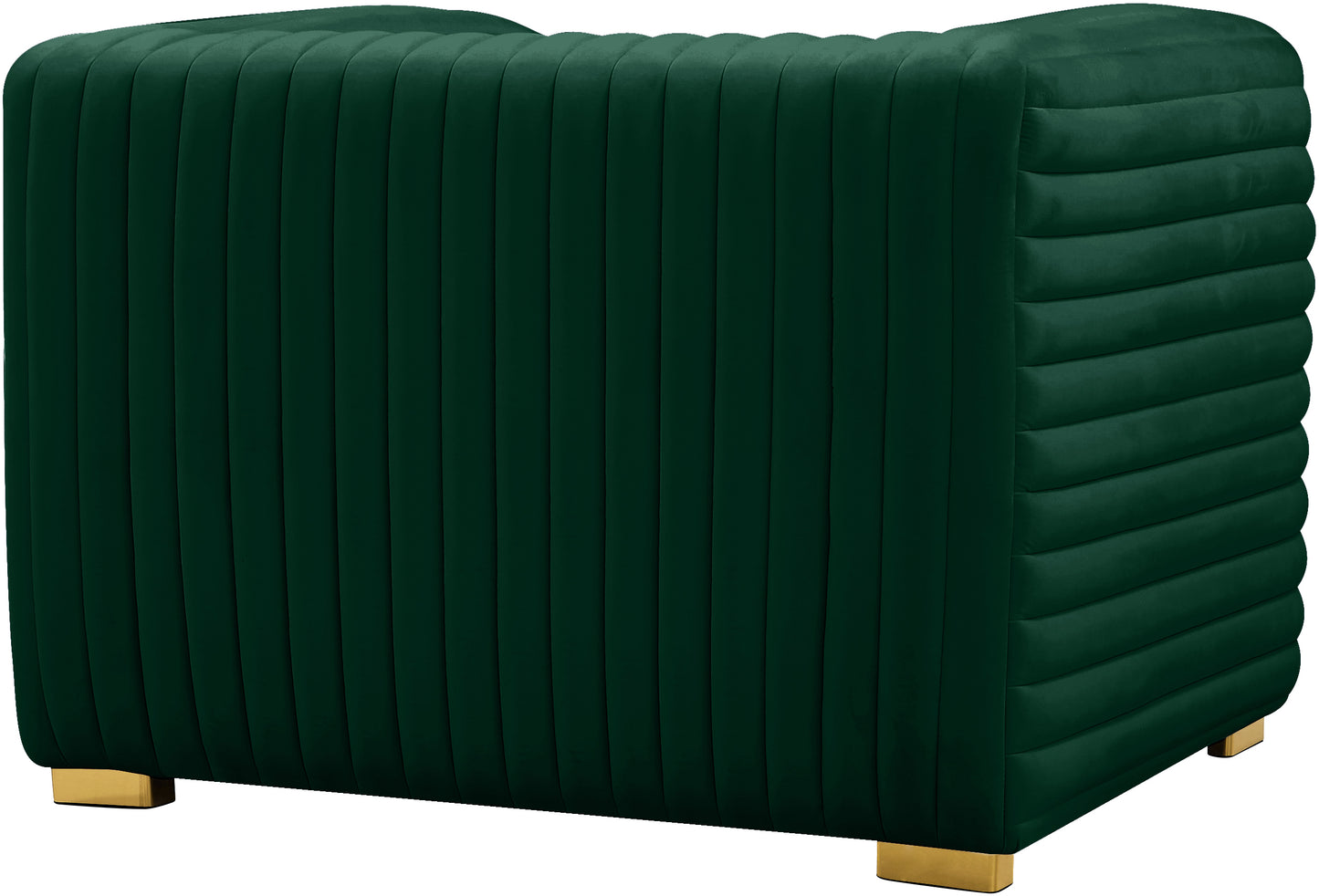 selena green velvet chair c