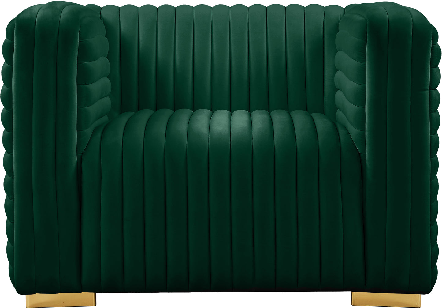 selena green velvet chair c