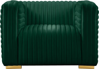 Selena Green Velvet Chair C