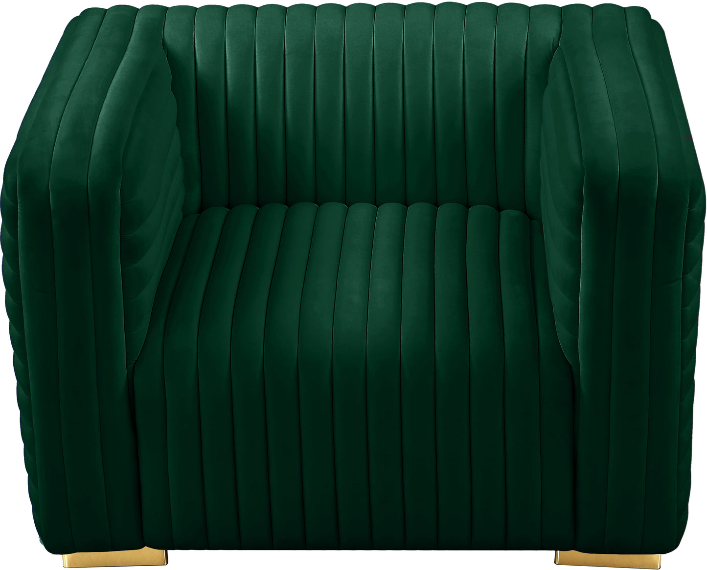 selena green velvet chair c