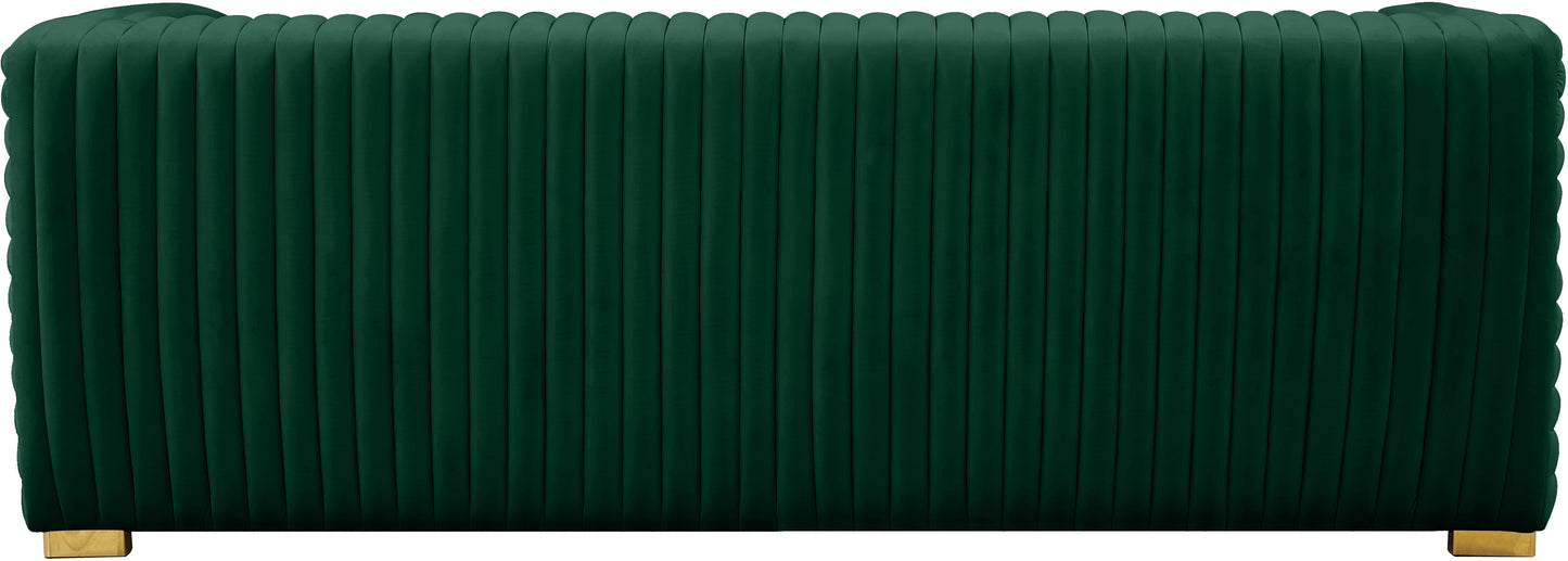 selena green velvet sofa s