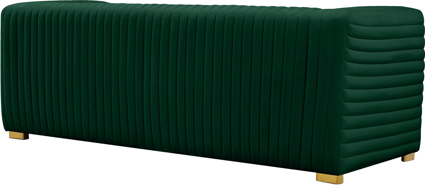 selena green velvet sofa s