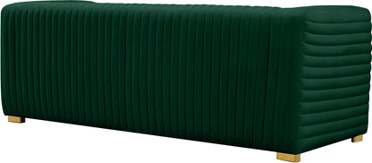 Selena Green Velvet Sofa S