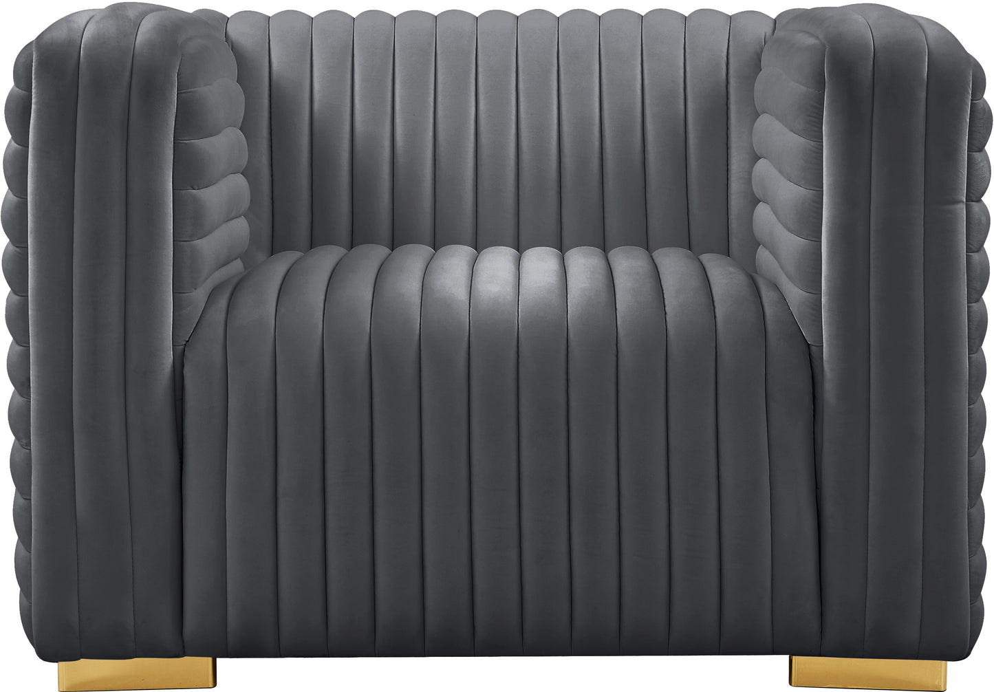 selena grey velvet chair c