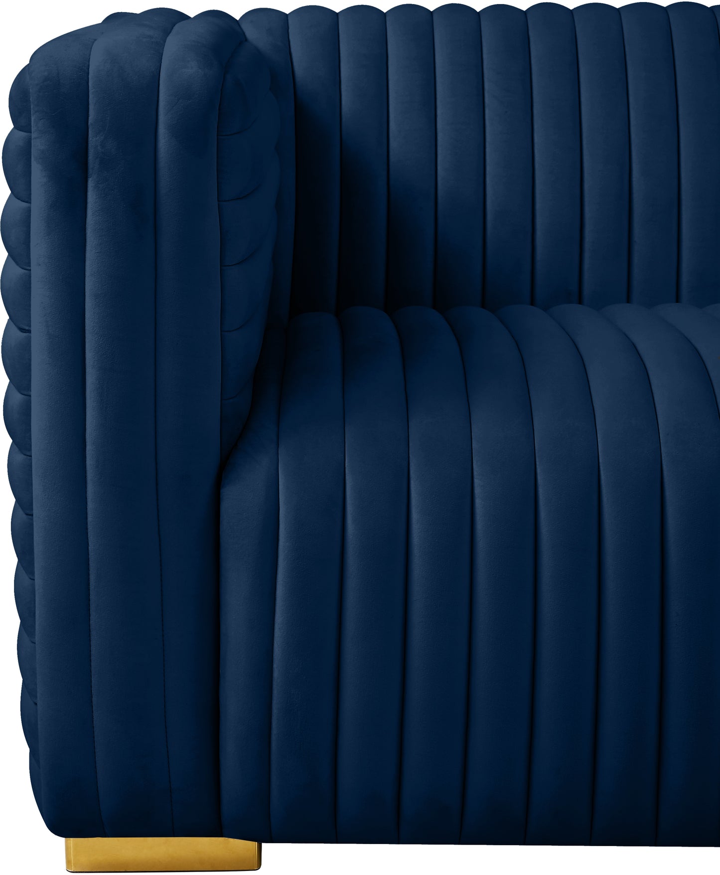 selena navy velvet chair c