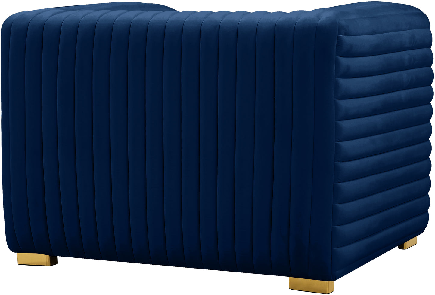 selena navy velvet chair c