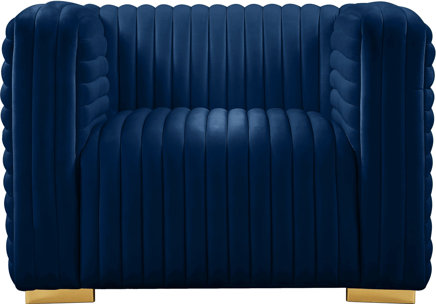 selena navy velvet chair c