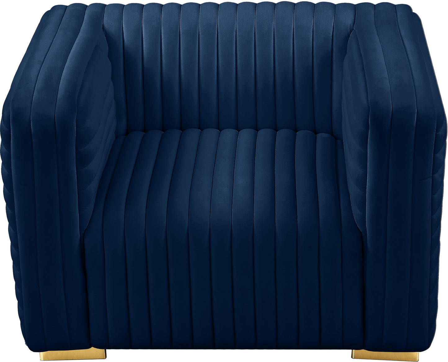 selena navy velvet chair c