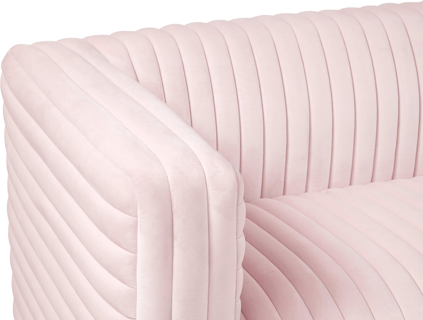 selena pink velvet chair c