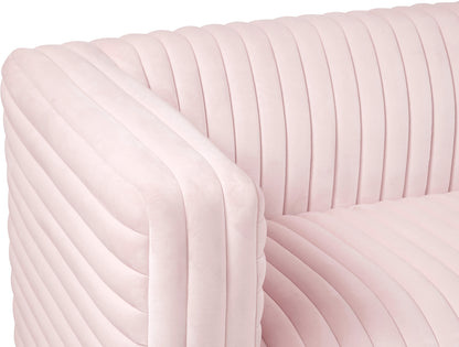 Selena Pink Velvet Chair C