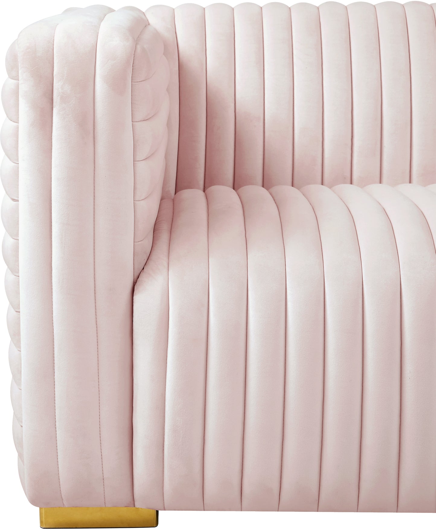 selena pink velvet chair c