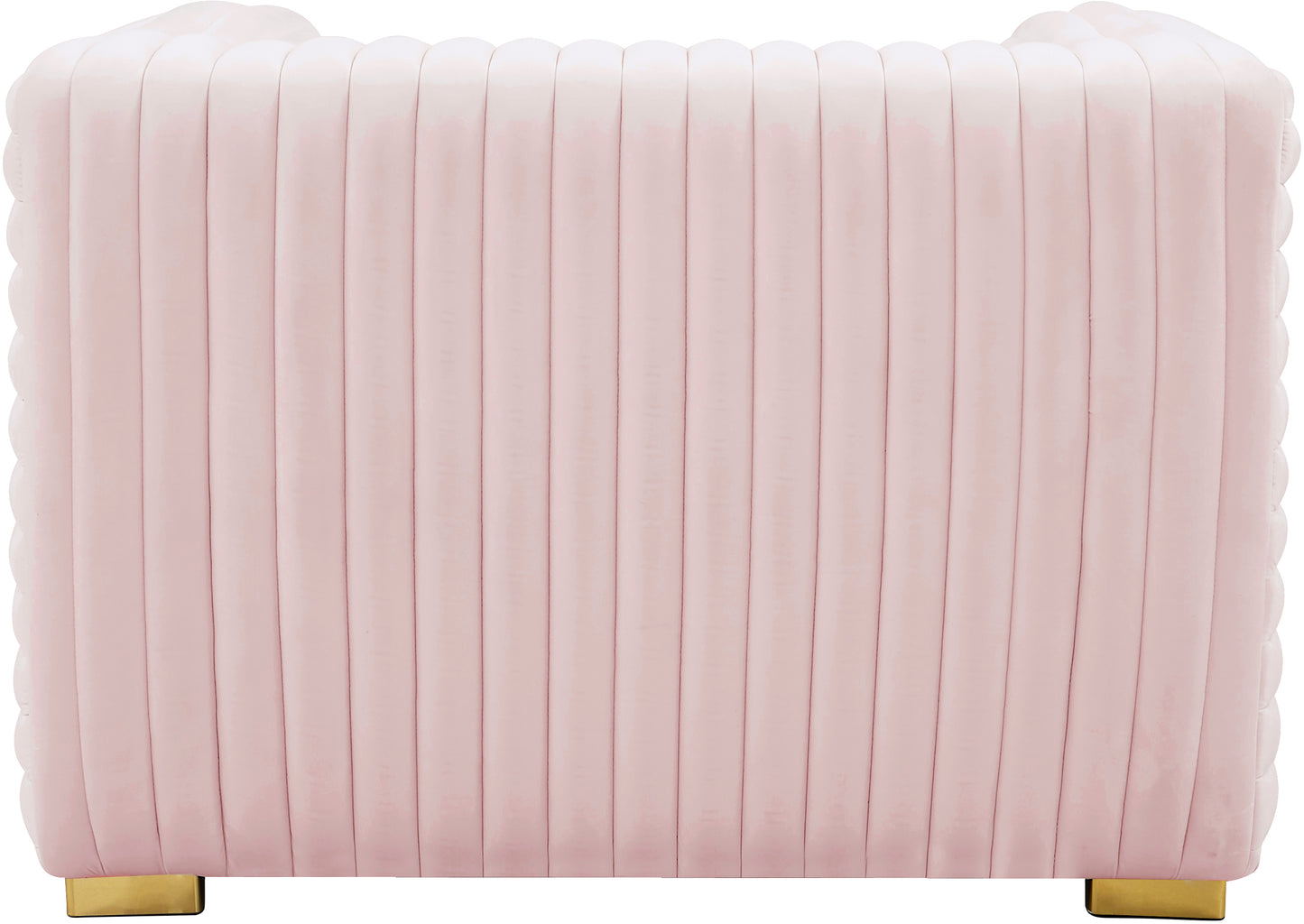 selena pink velvet chair c