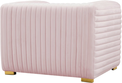 Selena Pink Velvet Chair C